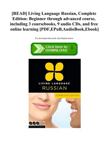 RUSSIAN LANGUAGE LEARNING BOOKS PDF